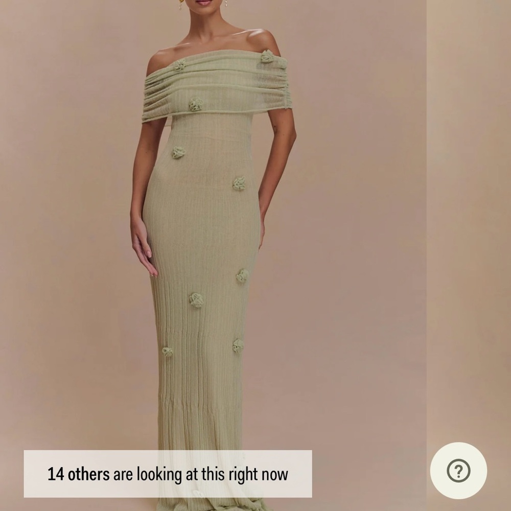 Meshki Brynn Orchid Knit Maxi Dress